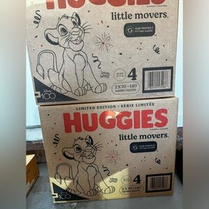 Size 4 Huggie Little Movers Diapers